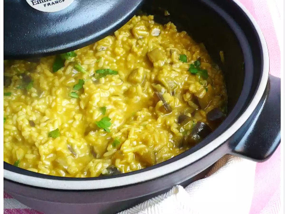 Risotto alle melanzane
