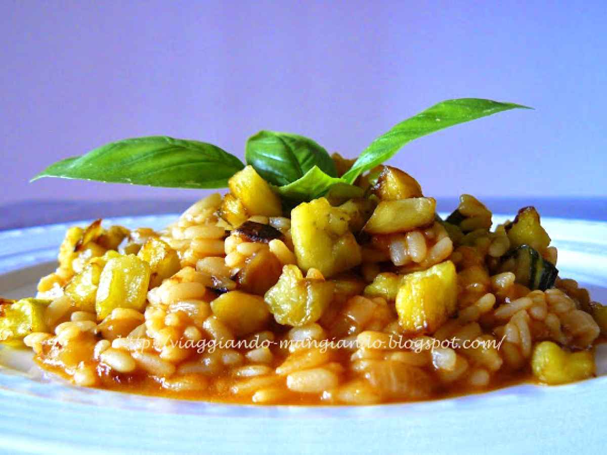 RISOTTO ALLE MELANZANE RICETTA CLASSICA, foto 2