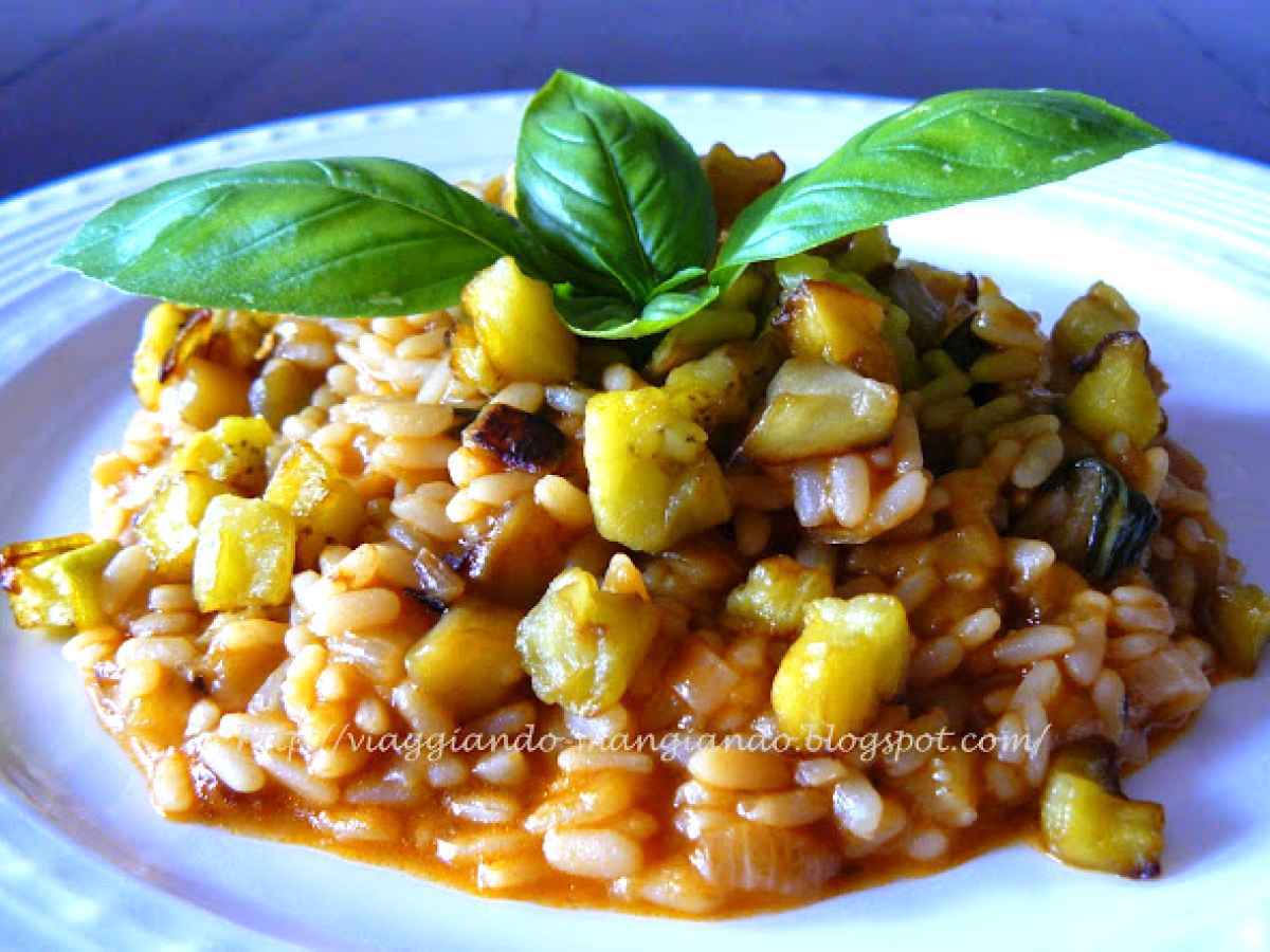 RISOTTO ALLE MELANZANE RICETTA CLASSICA, foto 3