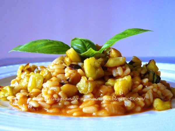 RISOTTO ALLE MELANZANE RICETTA CLASSICA, foto 2