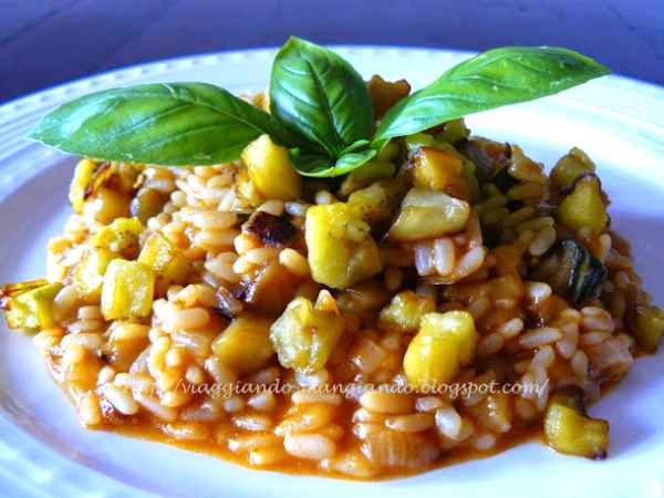 RISOTTO ALLE MELANZANE RICETTA CLASSICA, foto 3