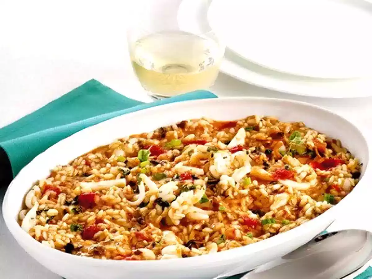 Risotto alle seppie e pomodoro