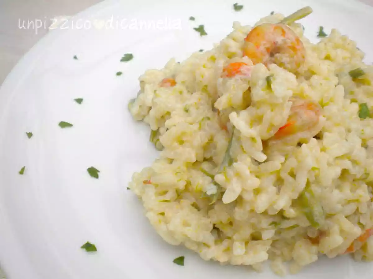 Risotto Asparagi e Gamberetti