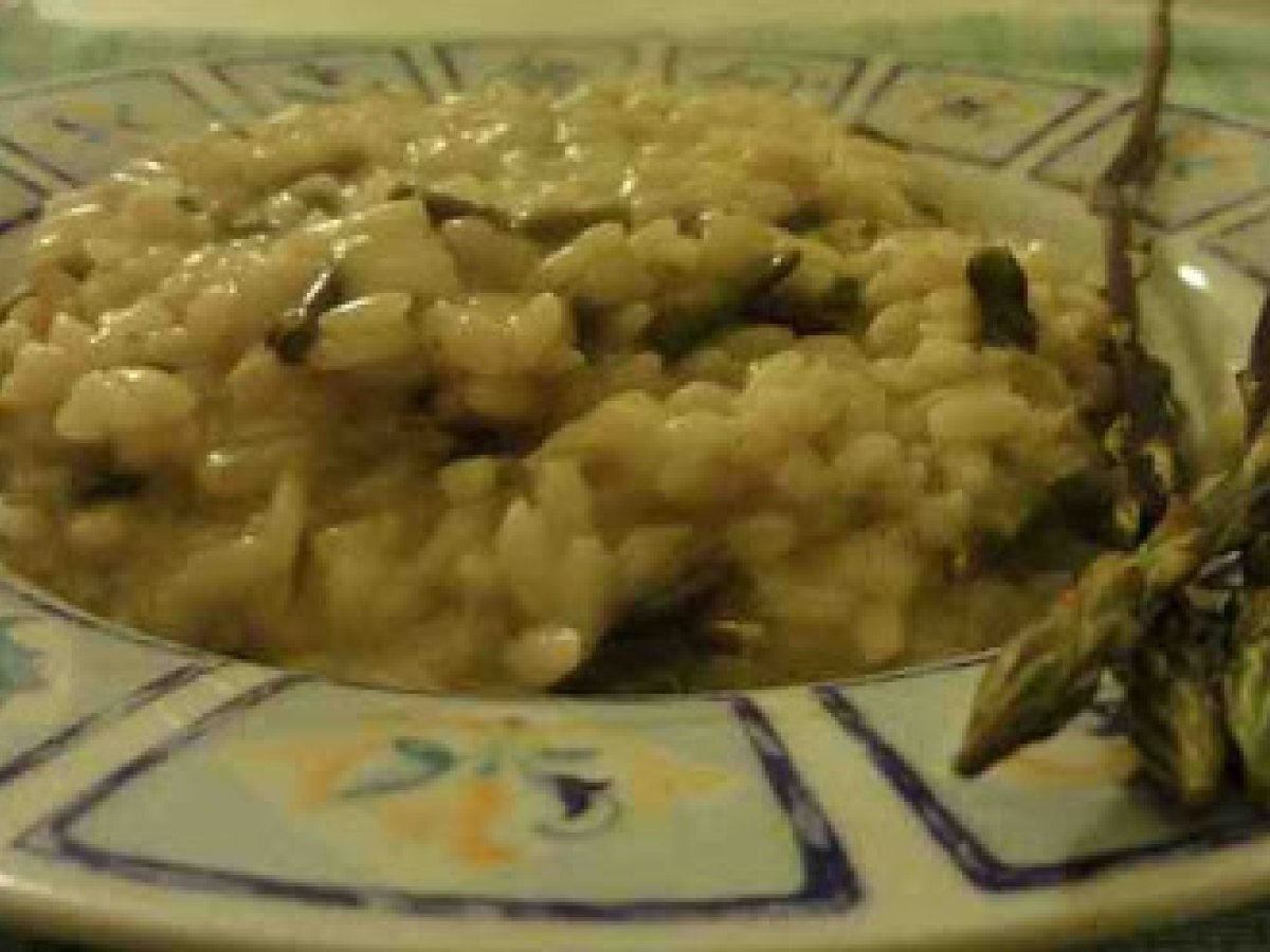 Risotto asparagi e gorgonzola