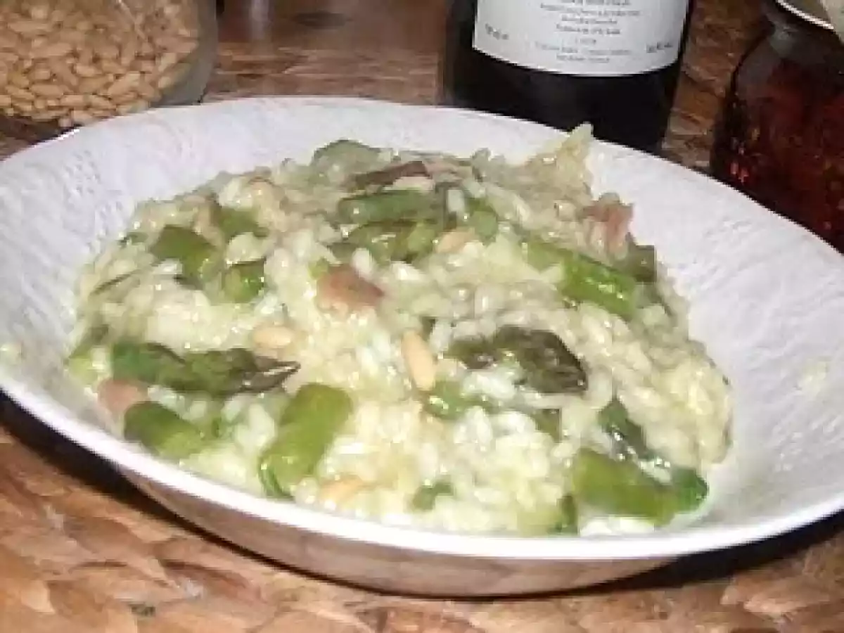 Risotto asparagi e zucchine