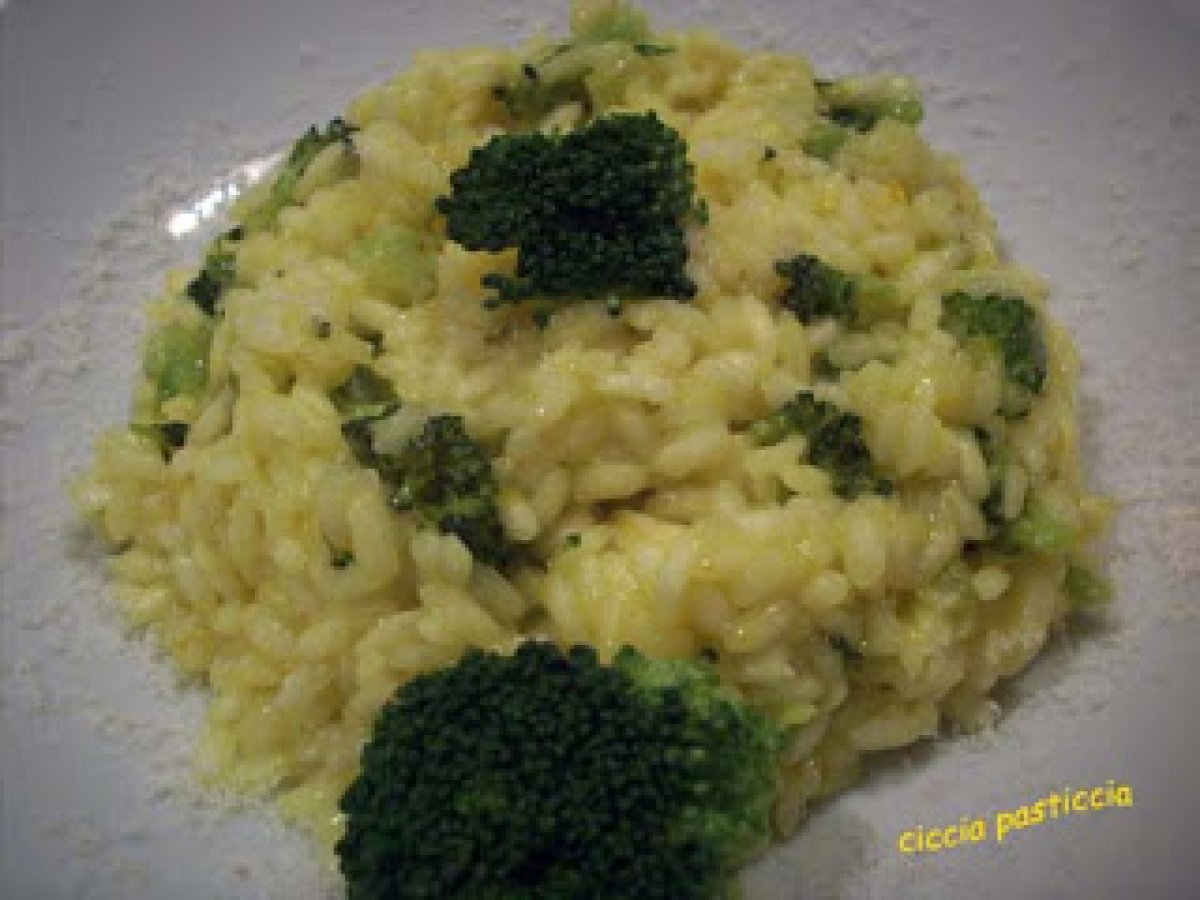Risotto broccoli e zafferano