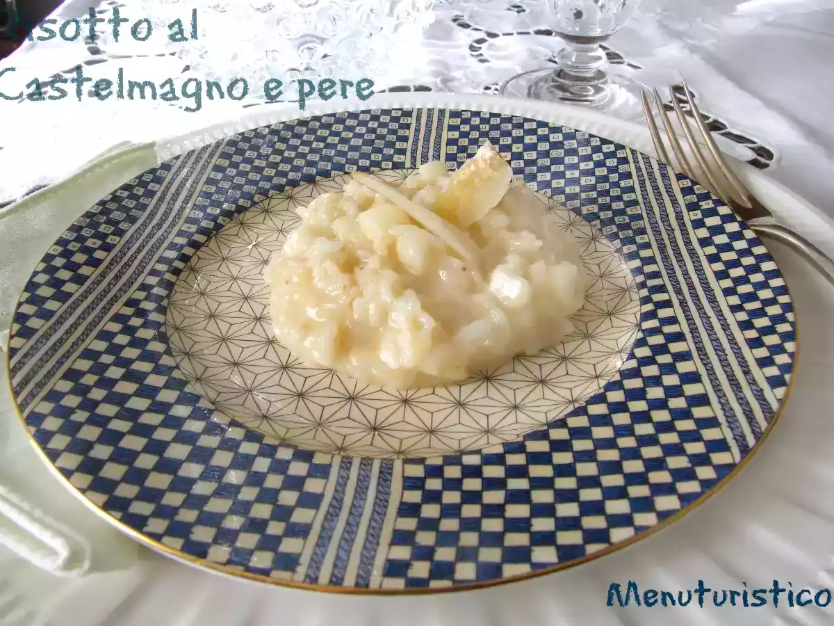 Risotto Castelmagno e pere