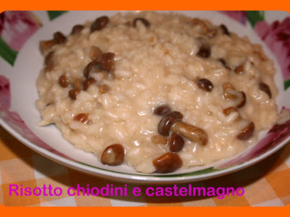 Risotto chiodini e castelmagno