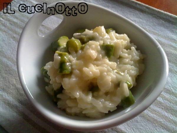 Risotto con asparagi al limone