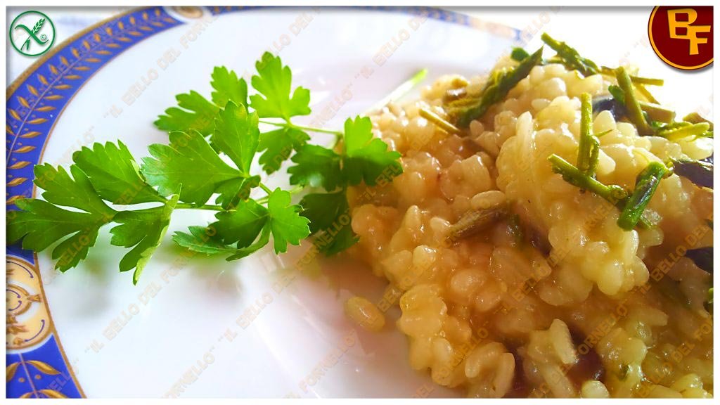 Risotto con asparagi selvatici e funghi Ricetta Petitchef