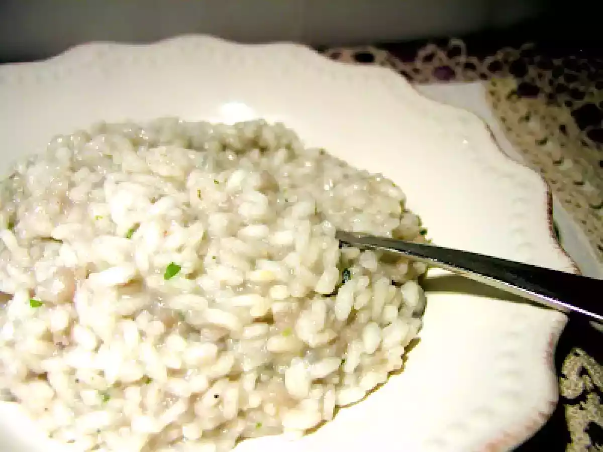 Risotto con baccalà tartufato