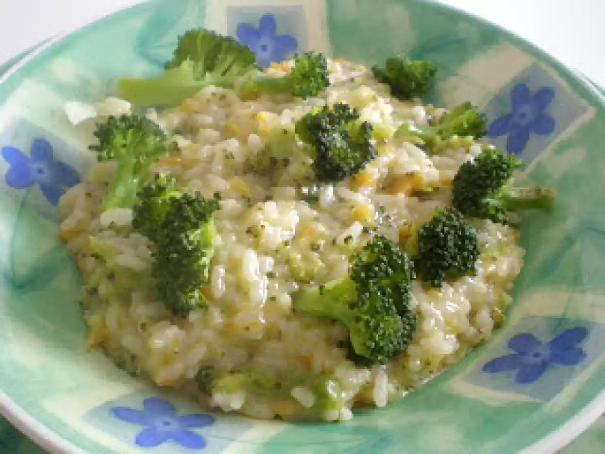 Risotto con broccoletti