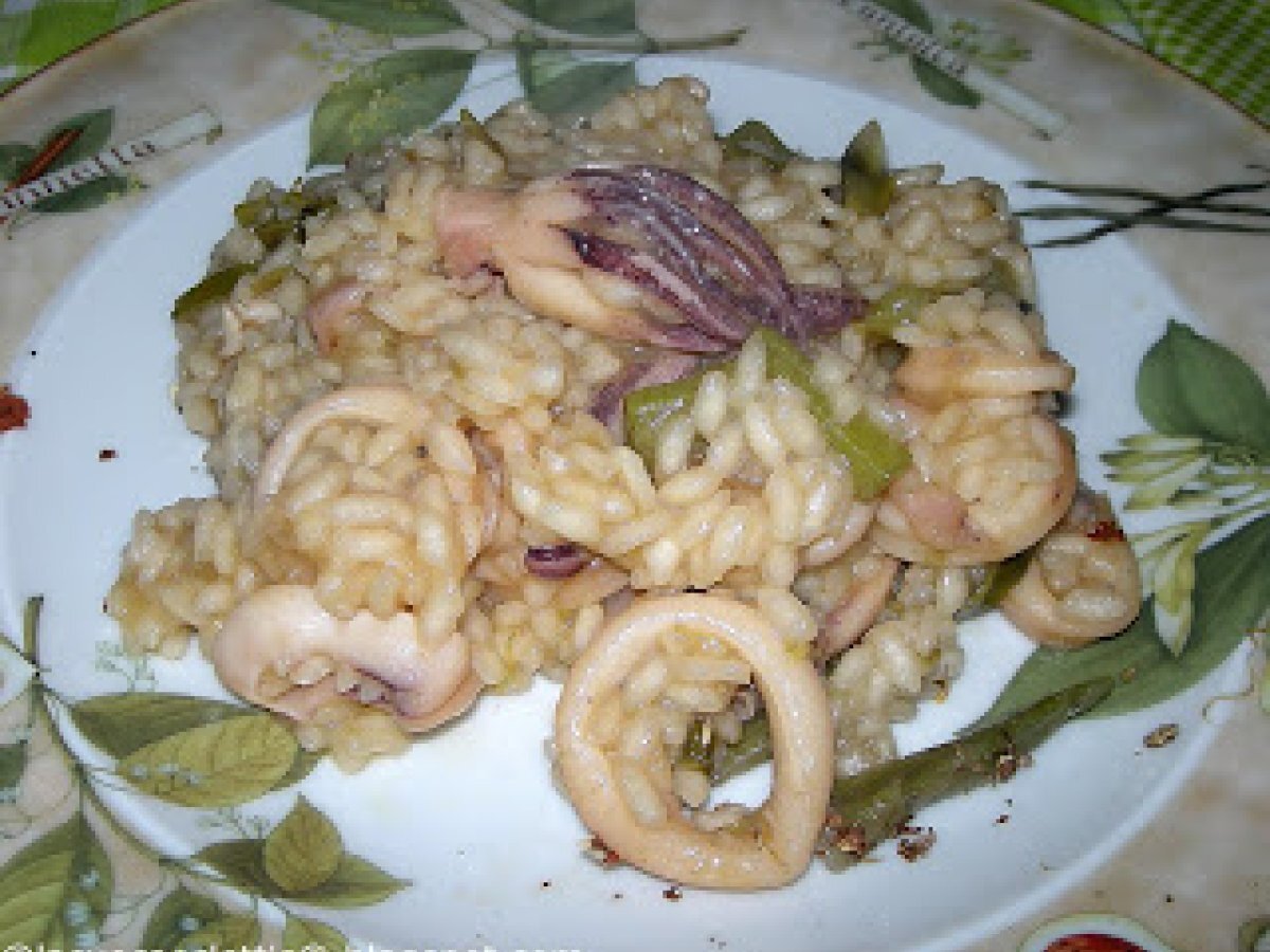 Risotto con calamari e carciofi - foto 2