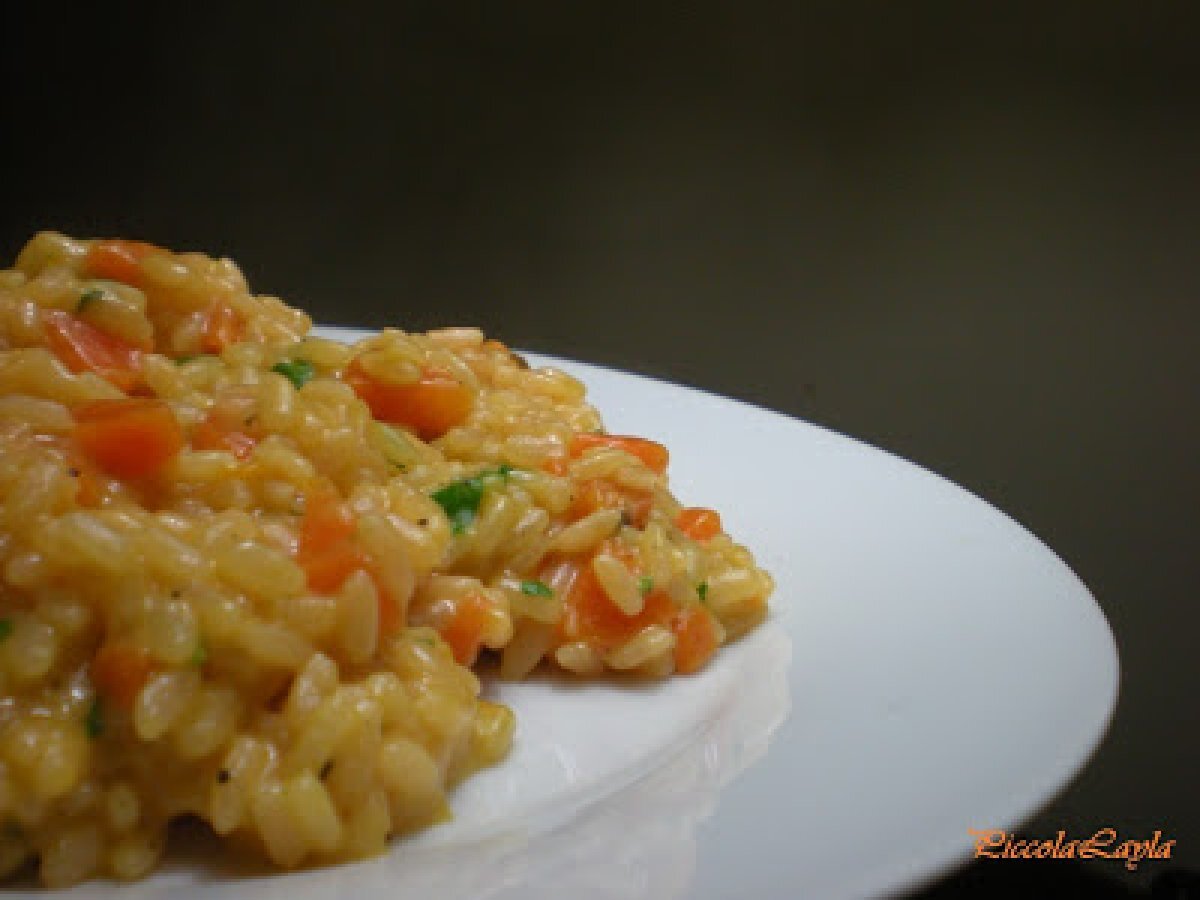 Risotto con Carote e Zafferano