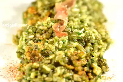 Risotto con cime di rapa