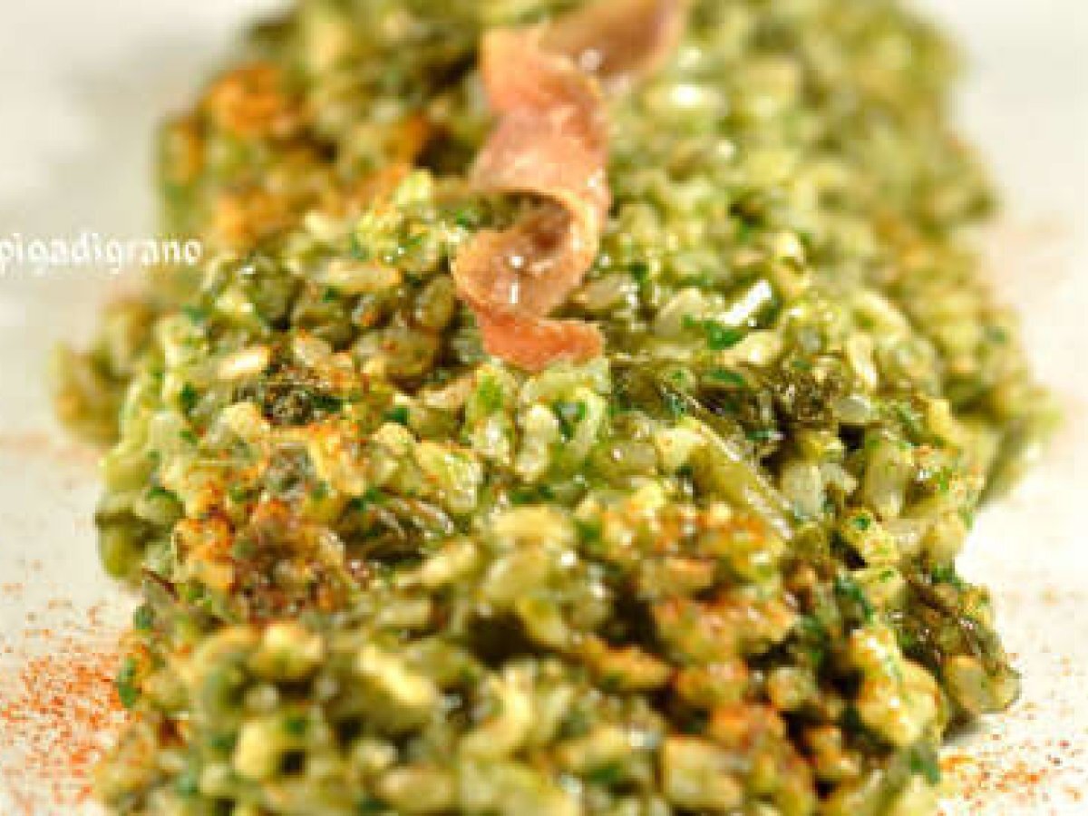Risotto con cime di rapa