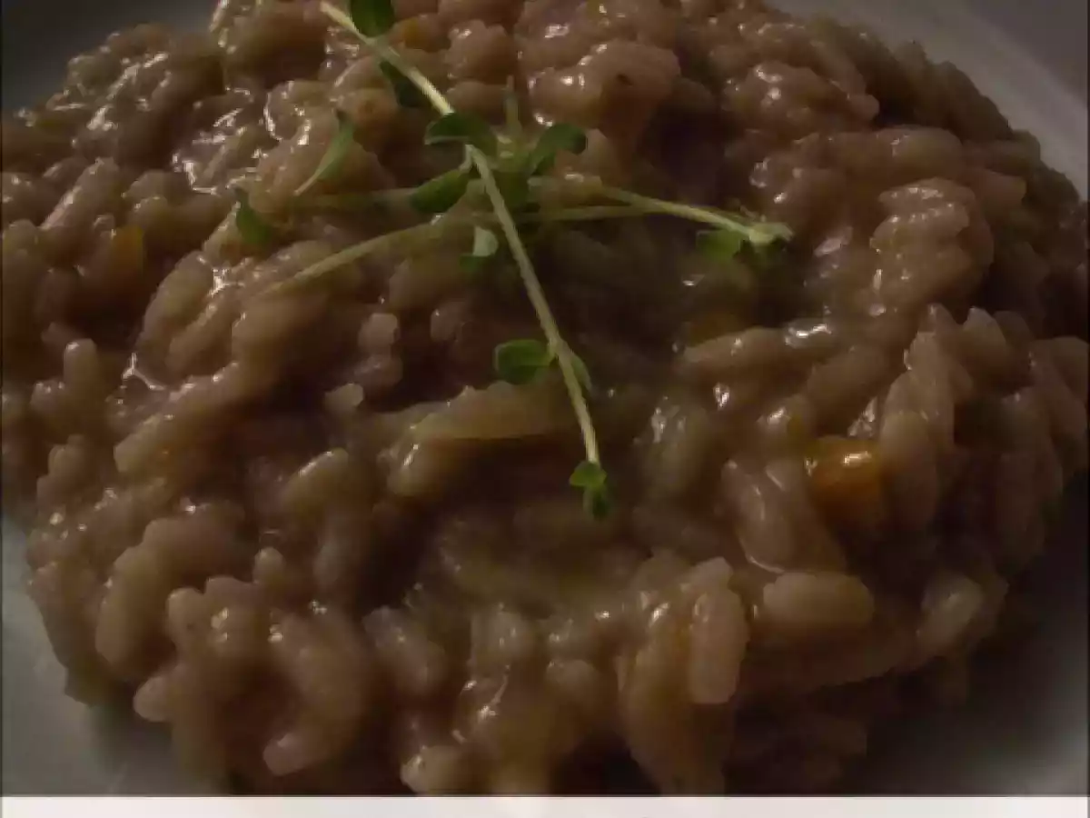 Risotto con cipolle rosse di tropea il mio Risotto per Milano