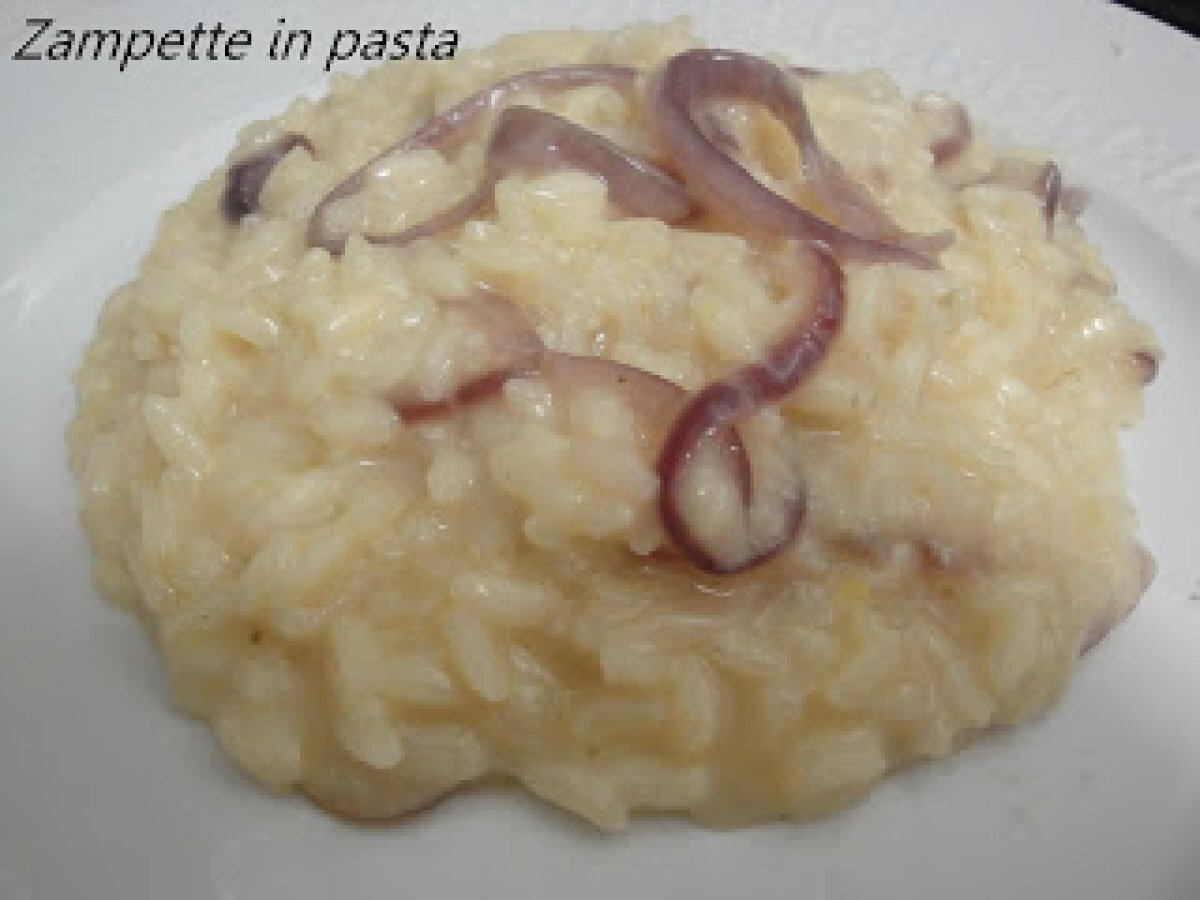 RISOTTO CON CIPOLLE ROSSE E GORGONZOLA