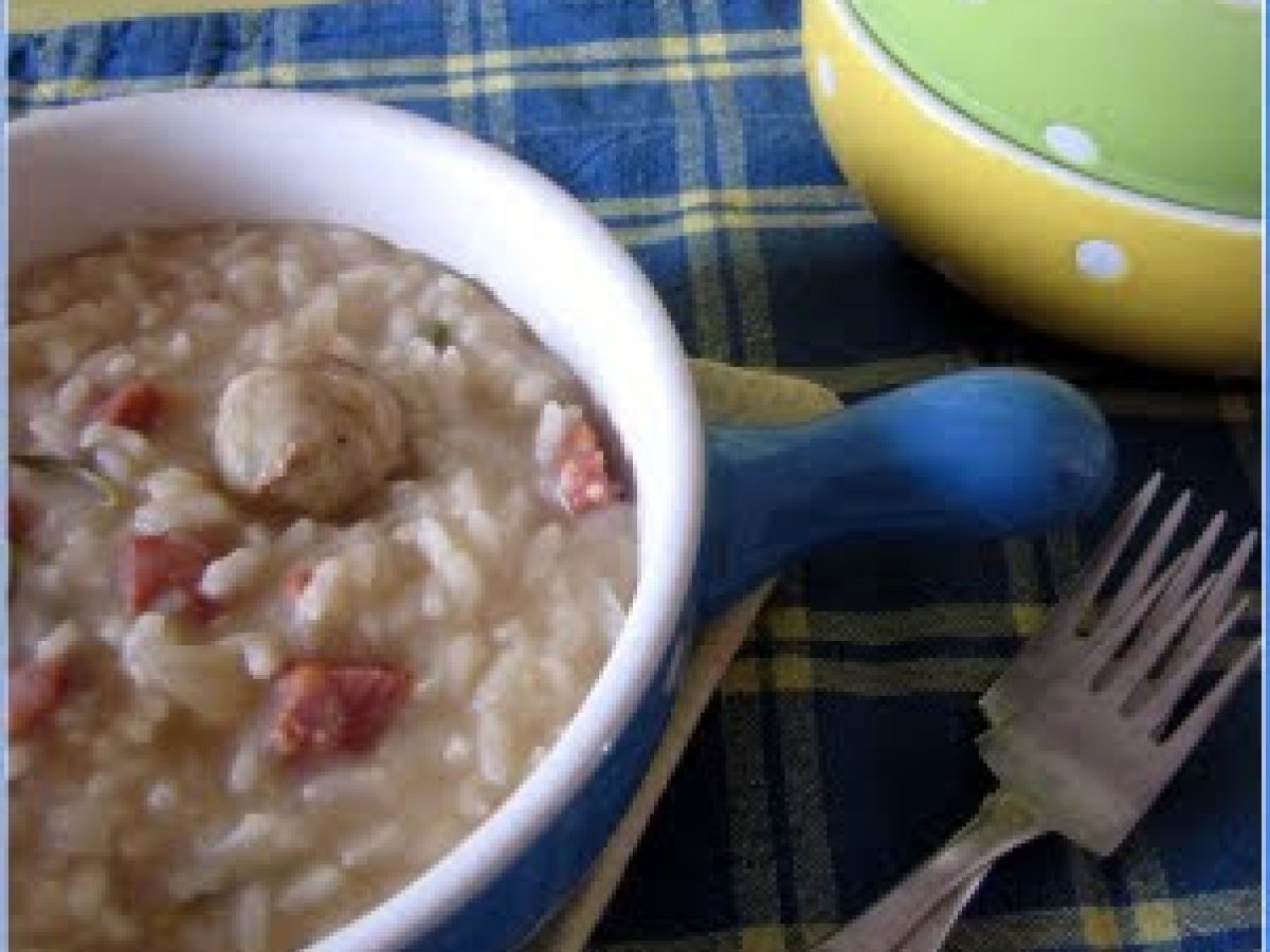 Risotto con Crema di Castagne Spianata Calabrese - foto 2