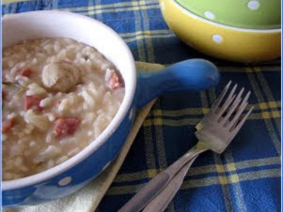 Risotto con Crema di Castagne Spianata Calabrese - foto 3