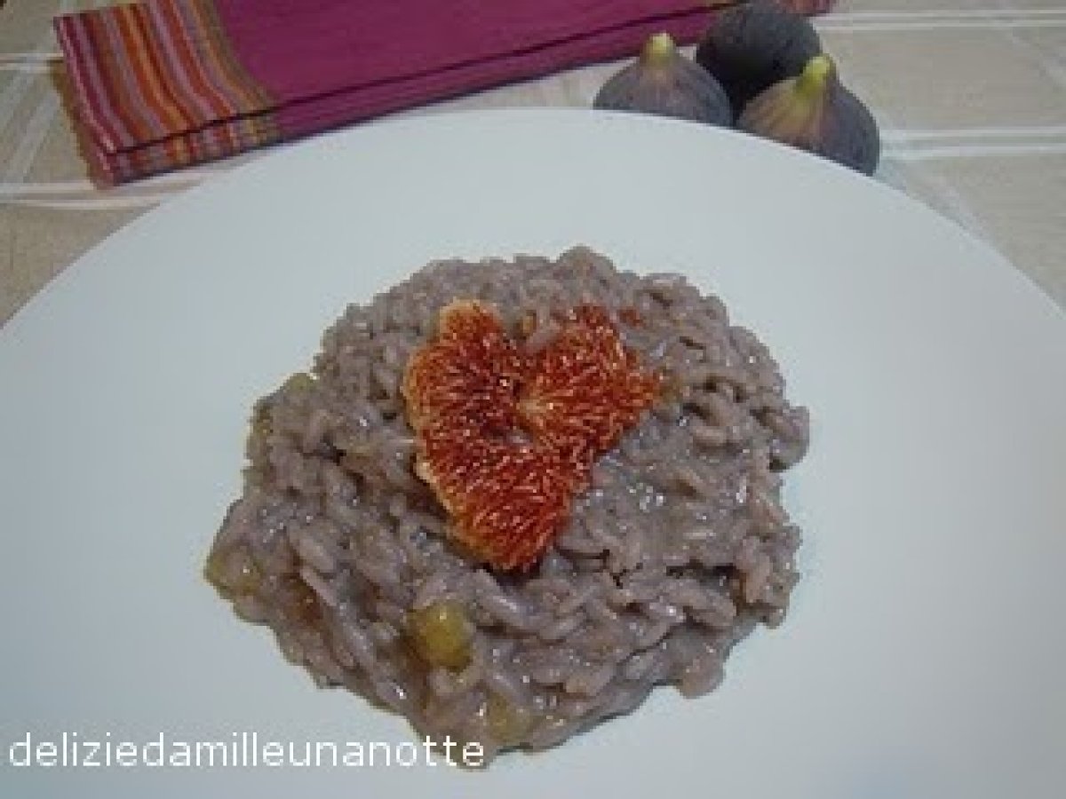 RISOTTO CON FICHI E GORGONZOLA