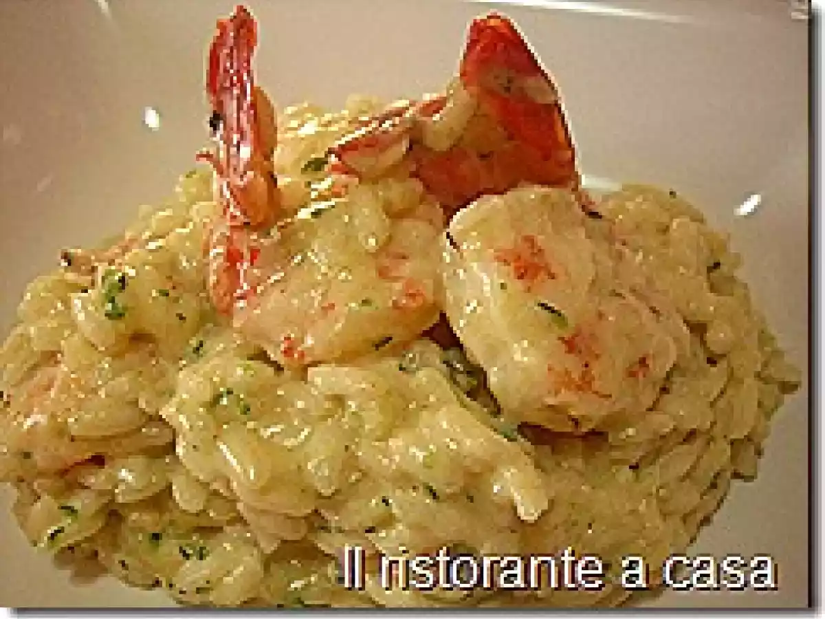 Risotto con gamberi e zucchine - foto 11