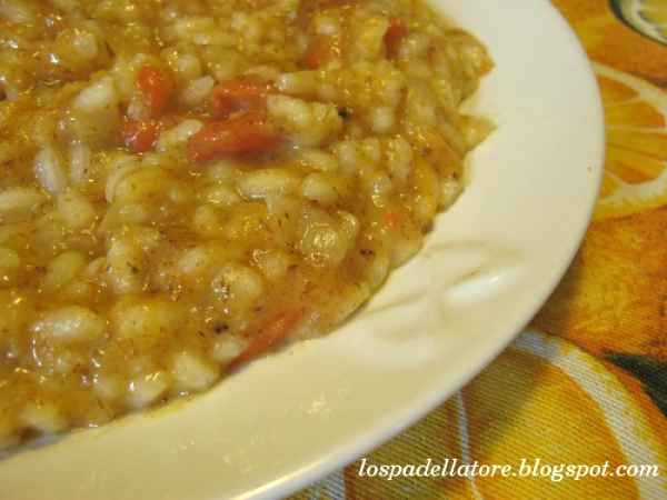 Risotto con i cachi