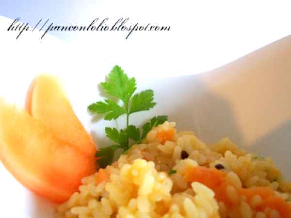 Risotto con il melone