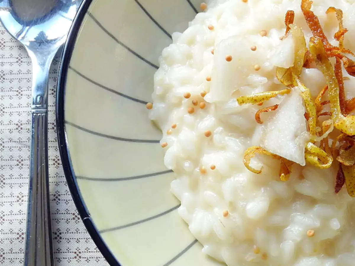 Risotto con le pere e grani di senape - foto 2