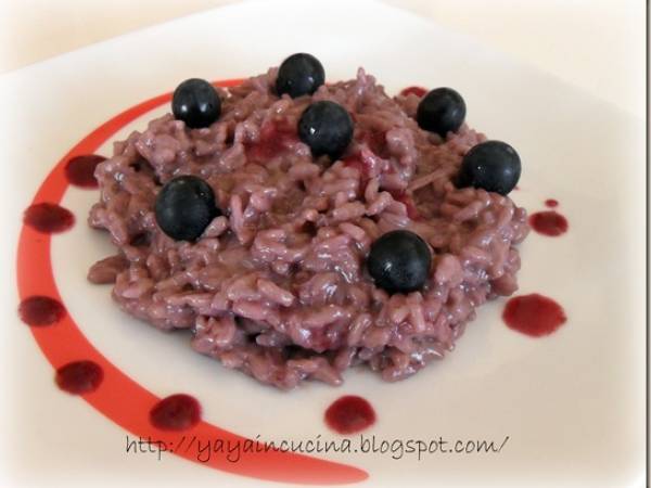 Risotto con li uva fragola