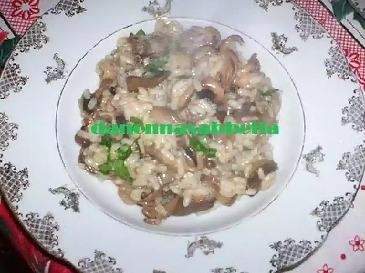RISOTTO CON MOSCARDINI E FUNGHI DI BOSCO - foto 3