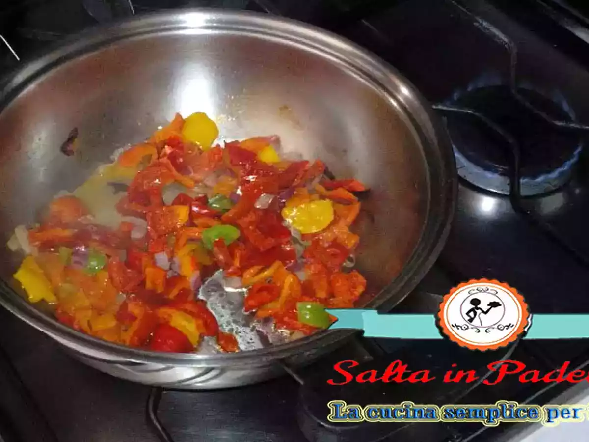 Risotto con peperoni e zafferano - foto 2