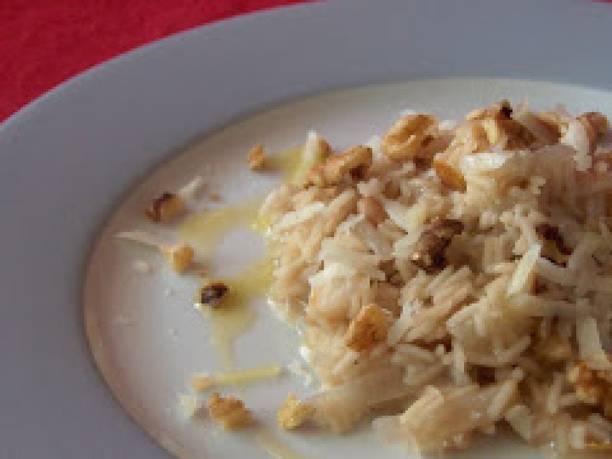 Risotto con pere e provolone?