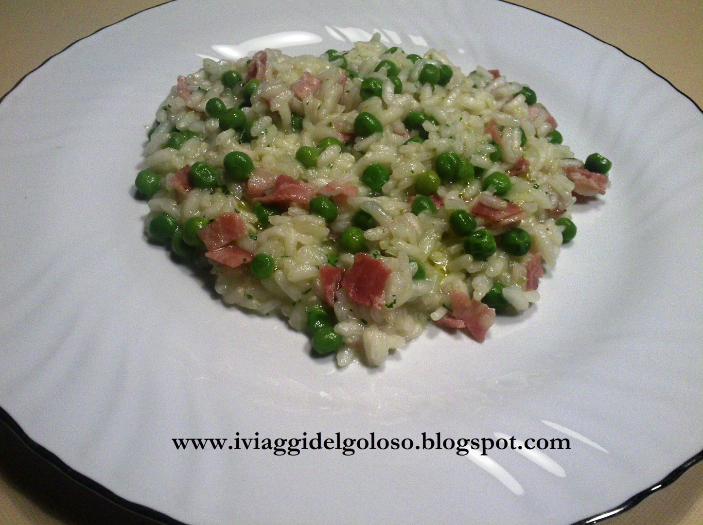 Risotto con prosciutto e piselli Ricetta Petitchef