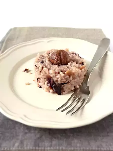 Risotto con radicchio e marroni: il primo piatto cremoso e avvolgente