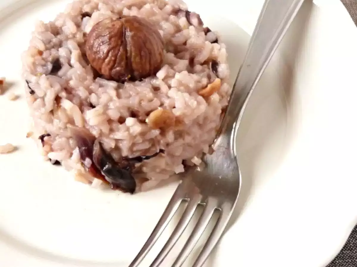 Risotto con radicchio e marroni: il primo piatto cremoso e avvolgente - foto 2