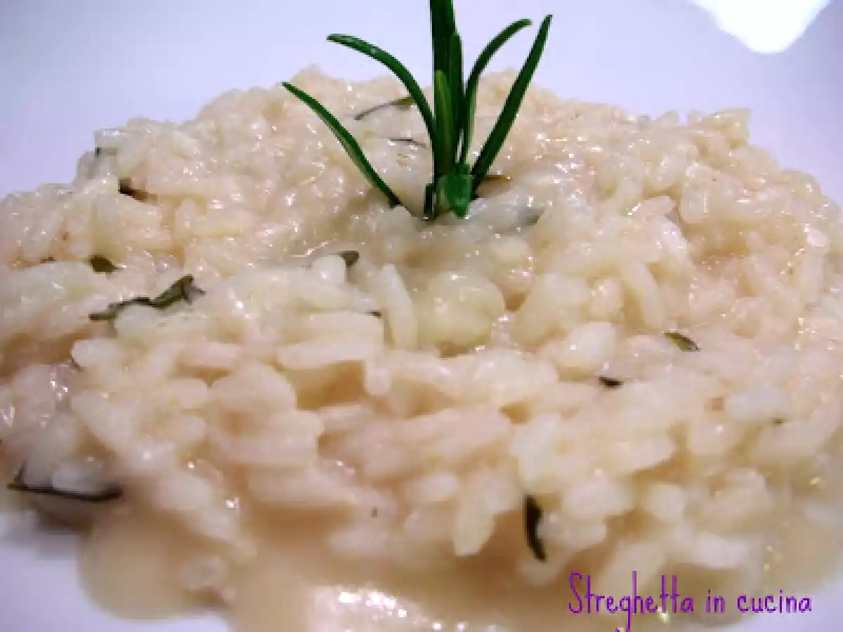 Risotto con rosmarino e stracchino - foto 2