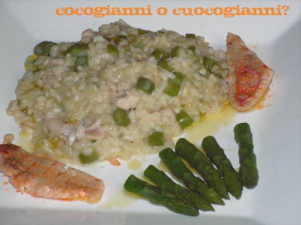 RISOTTO CON TRIGLIE ED ASPARAGI