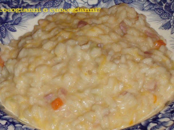 RISOTTO CON ZUCCA E PANCETTA