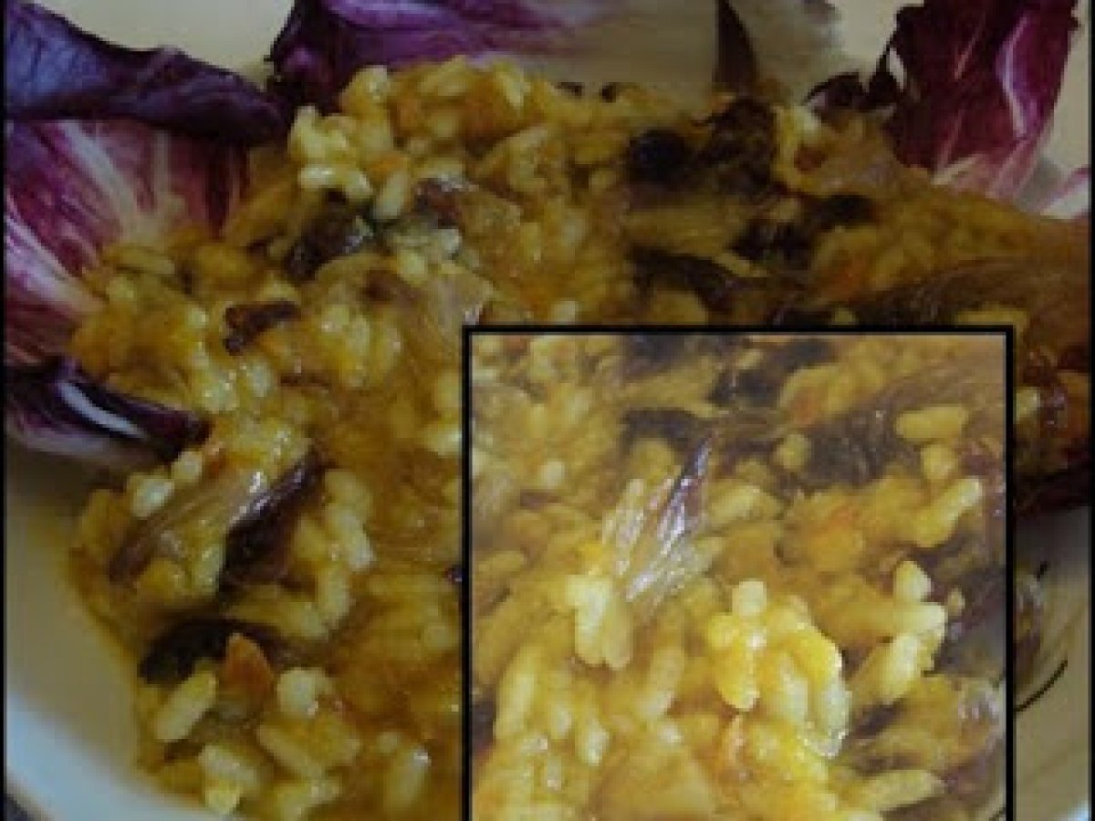 Risotto con zucca e radicchio - foto 2