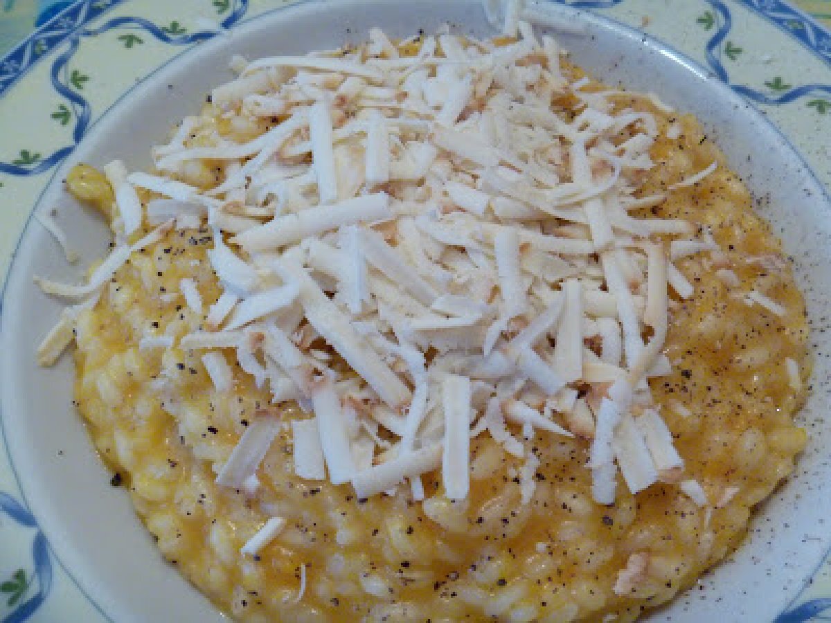 RISOTTO CON ZUCCA E RICOTTA AFFUMICATA - foto 2