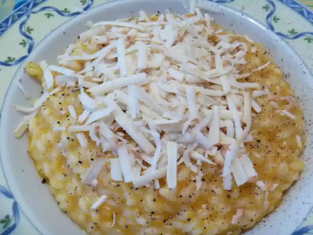 RISOTTO CON ZUCCA E RICOTTA AFFUMICATA - foto 2