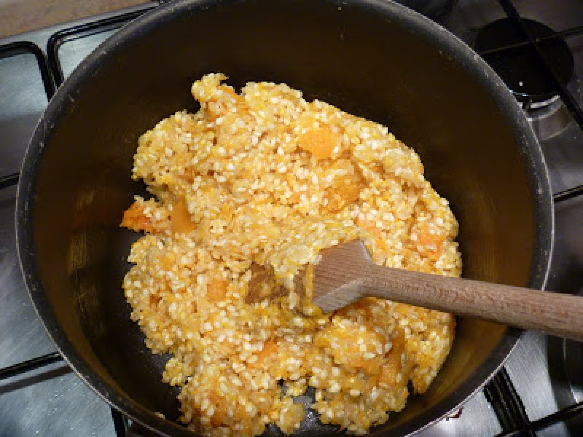 RISOTTO CON ZUCCA E RICOTTA AFFUMICATA - foto 5