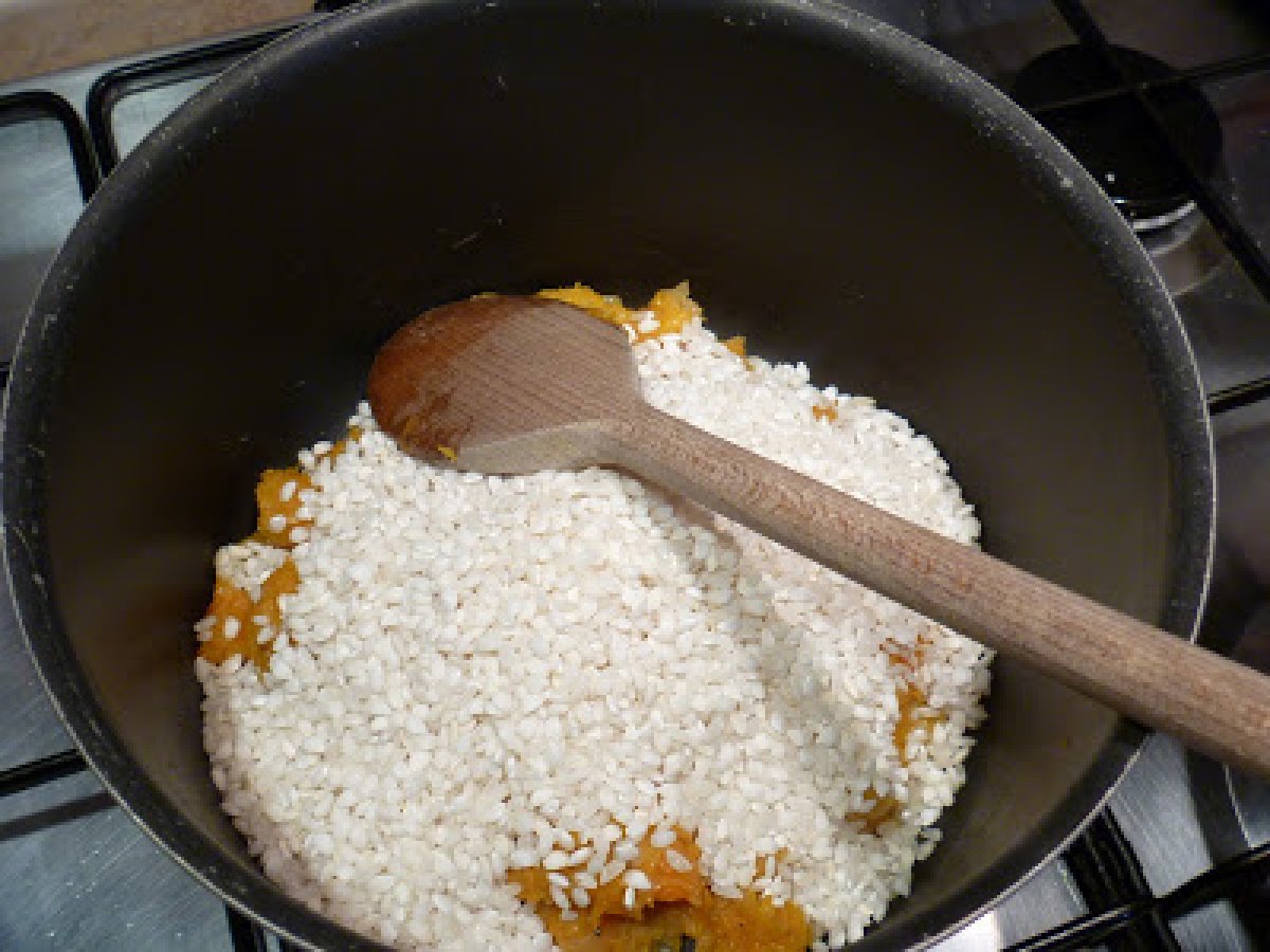 RISOTTO CON ZUCCA E RICOTTA AFFUMICATA - foto 6