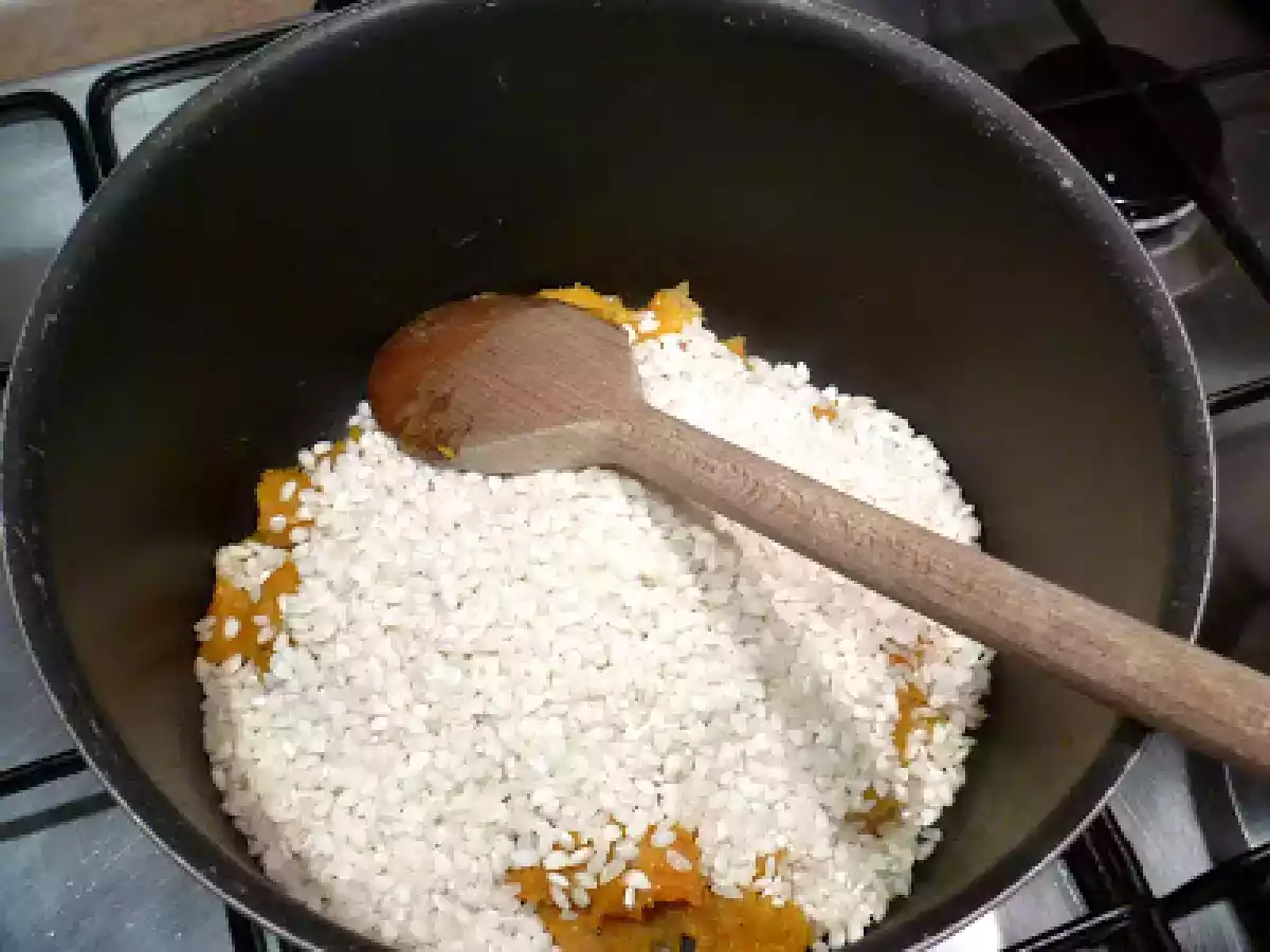 RISOTTO CON ZUCCA E RICOTTA AFFUMICATA - foto 6