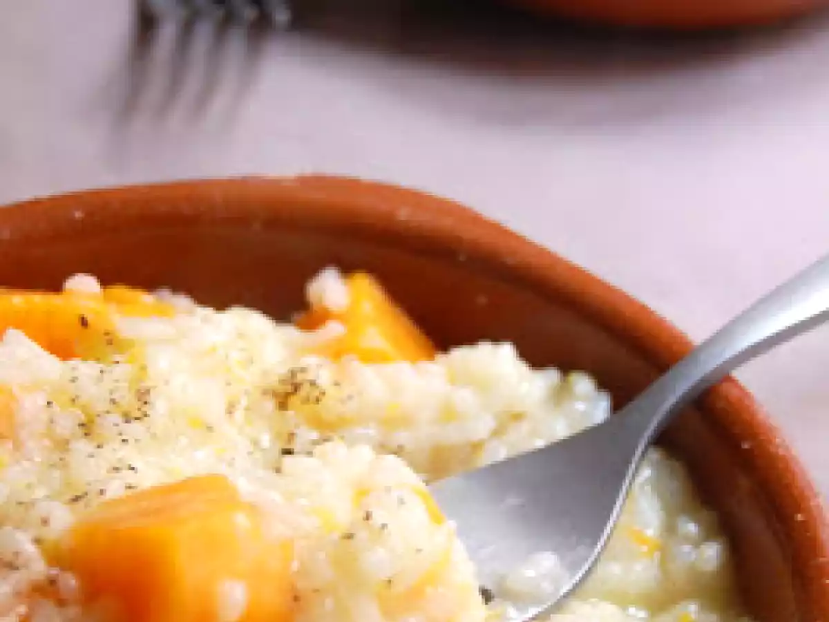 Risotto con zucca, pere e brie - foto 2