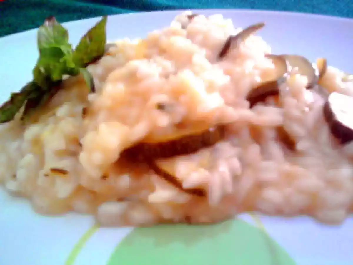 Risotto con zucchine, menta e lime