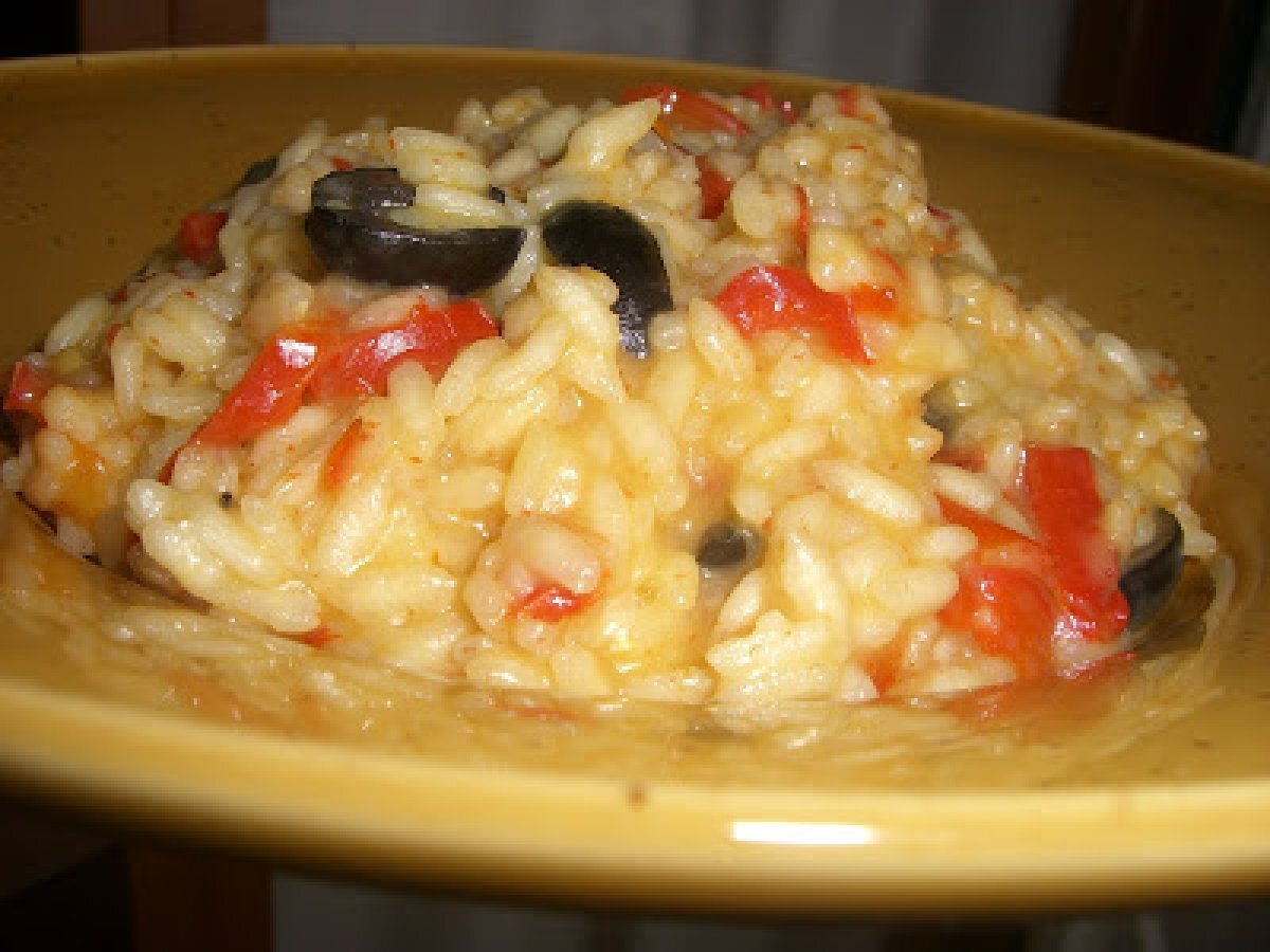 Risotto cremoso ai peperoni