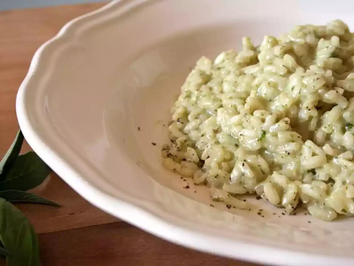 Risotto cremoso alle erbe aromatiche