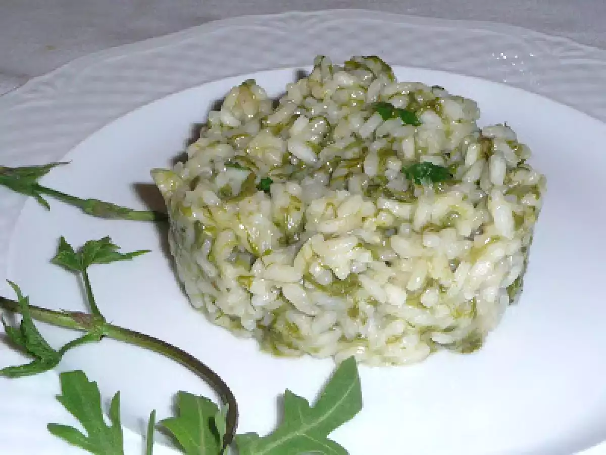 Risotto di bruscandoli (luppolo selvatico) - foto 2